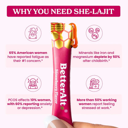 She-Lajit - Himalayan Pure Shilajit Honey Sticks
