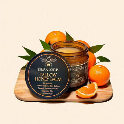 Bálsamo orgánico de sebo de res y miel de Manuka, 113 g, crema facial orgánica, humectante, loción corporal, cuidado de la piel y bálsamo labial.